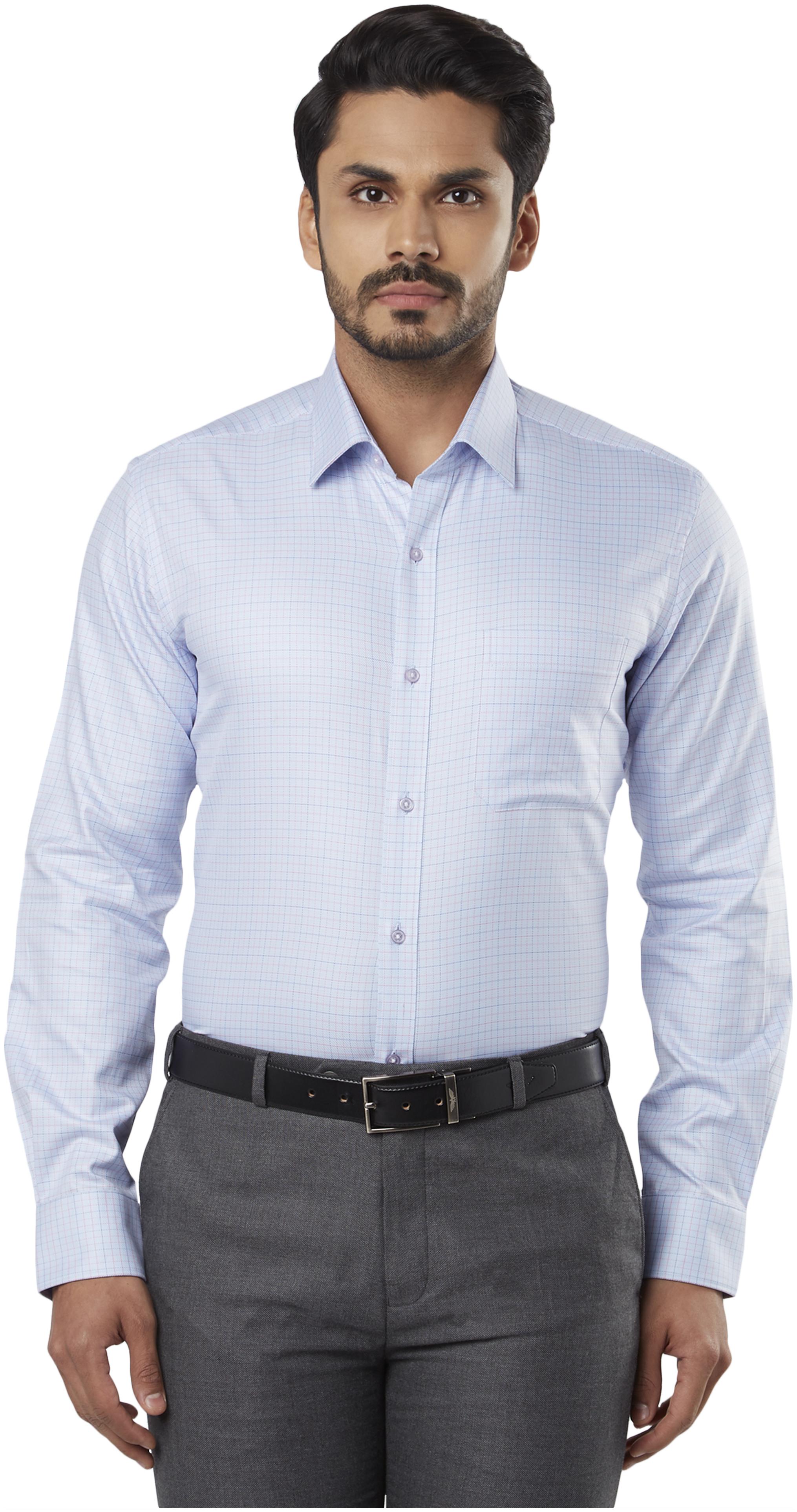 

Raymond Men Regular fit Formal Shirt - Blue