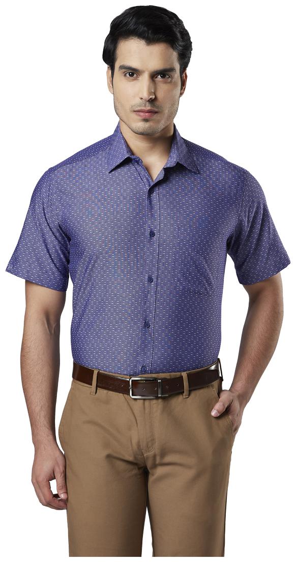 

Raymond Men Regular fit Formal Shirt - Blue