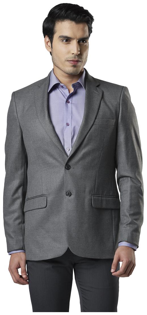 

Raymond Men Grey Solid Regular fit Single Breasted Blazer