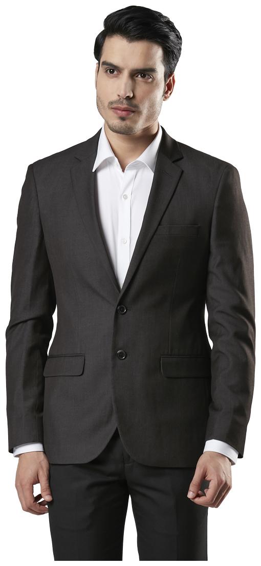 

Raymond Men Grey Solid Slim fit Single Breasted Blazer