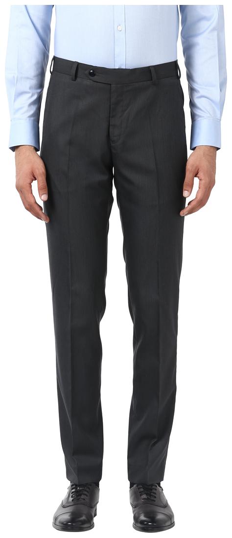 

Raymond Men Solid Slim Fit Formal Trouser - Grey
