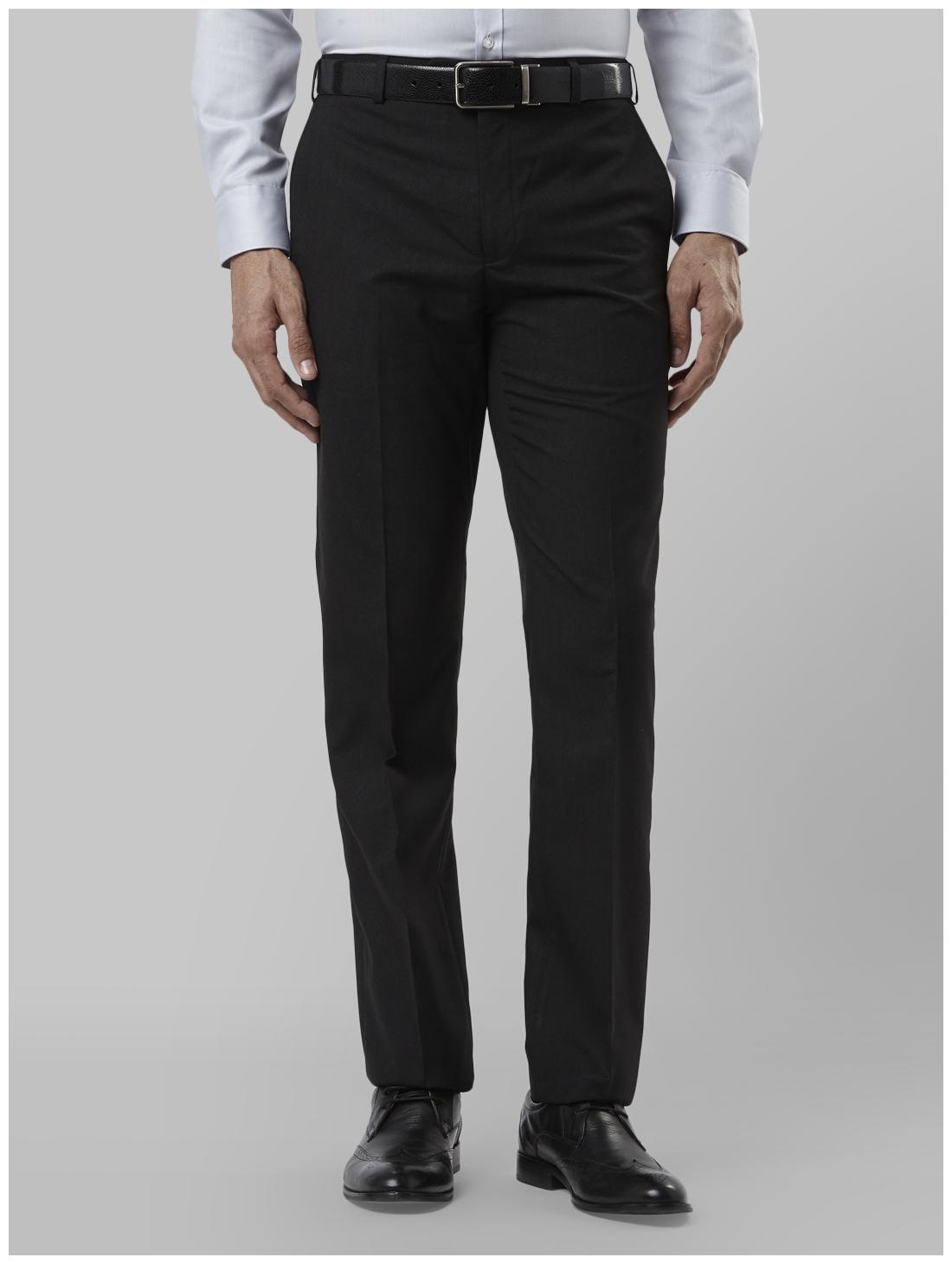 

Raymond Men Solid Regular Fit Formal Trouser - Grey