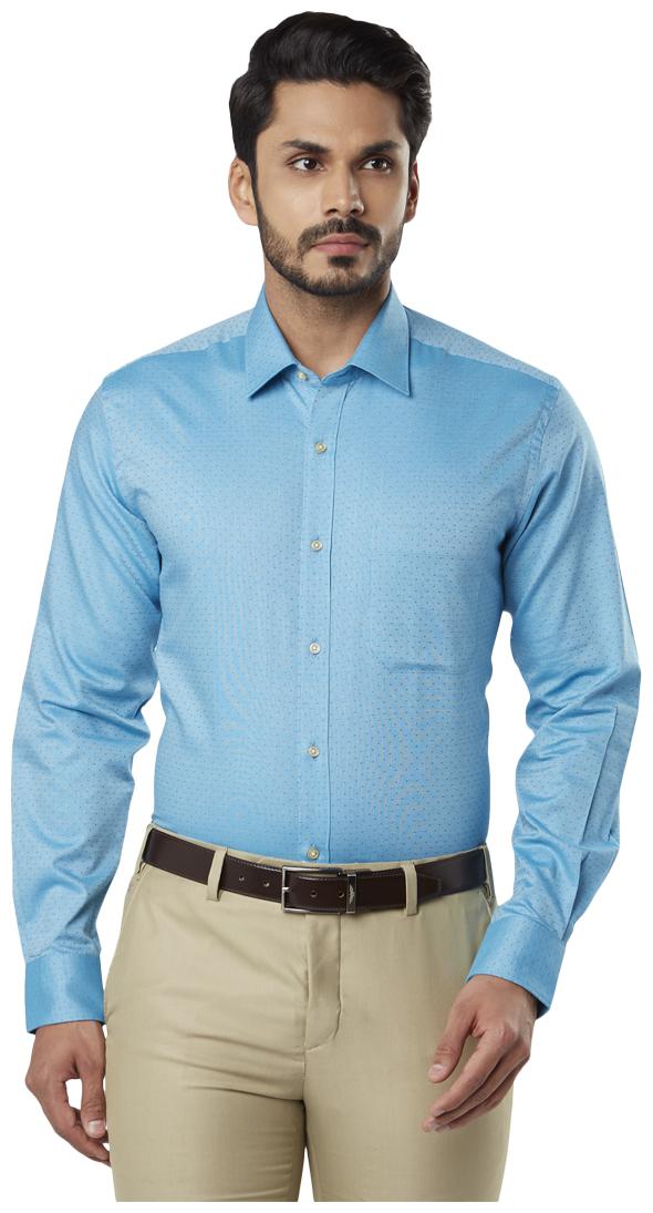 

Raymond Men Regular fit Formal Shirt - Blue