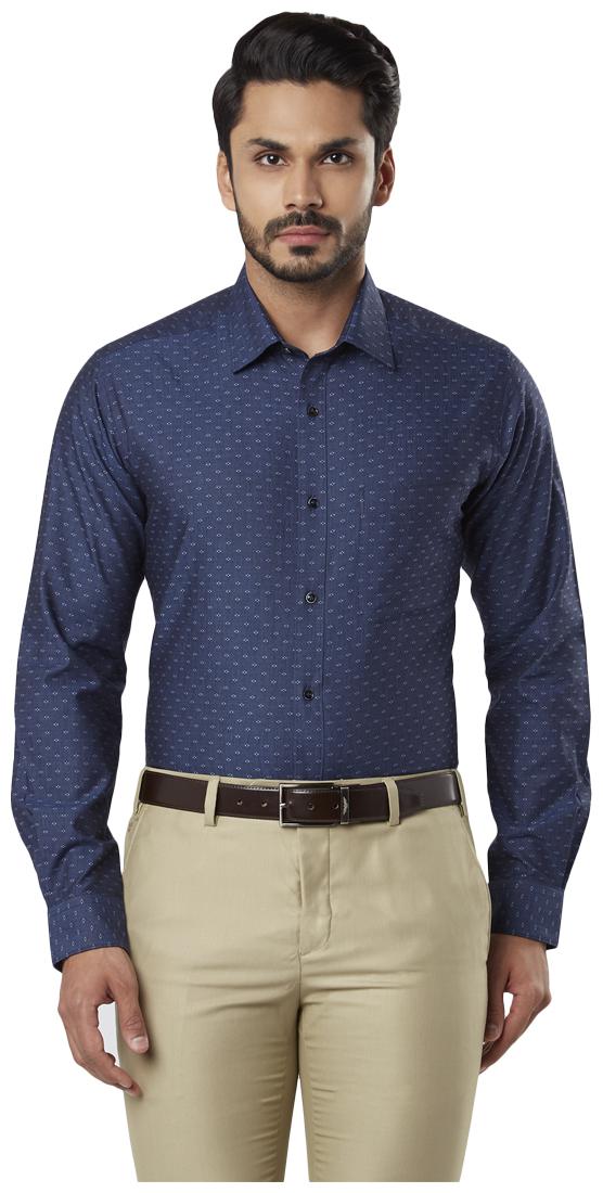 

Raymond Men Slim fit Formal Shirt - Blue