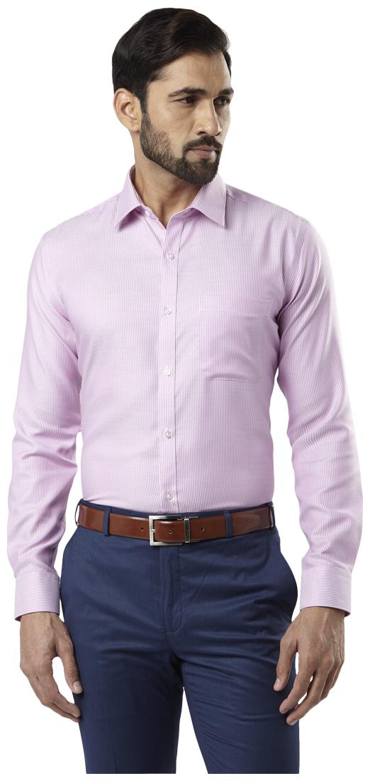 

Raymond Men Regular fit Formal Shirt - Red