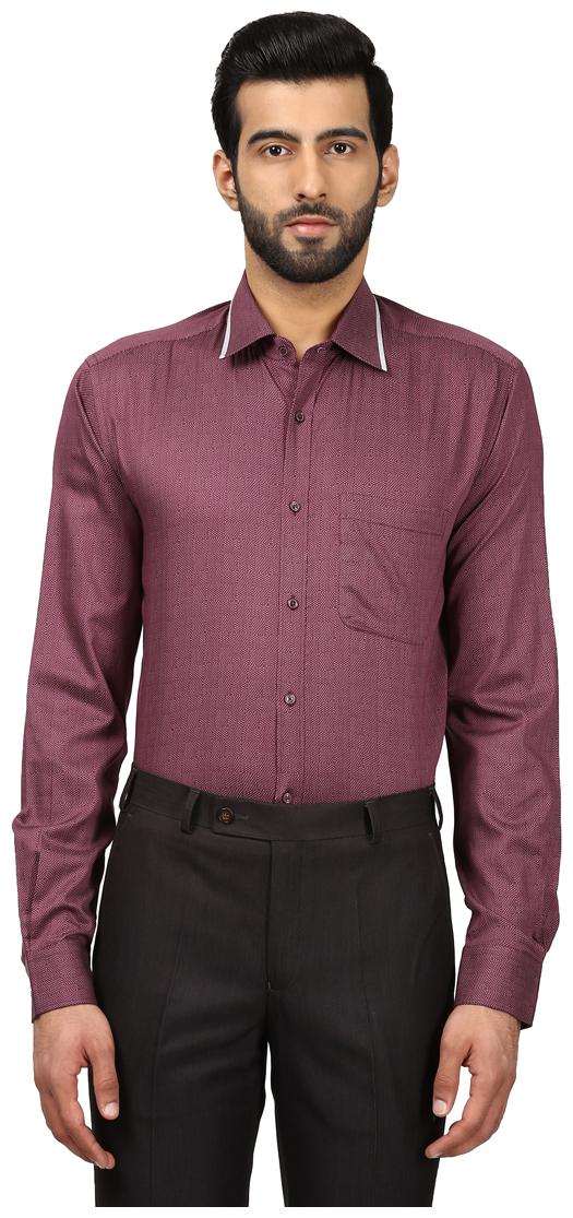 

Raymond Men Slim fit Formal Shirt - Red