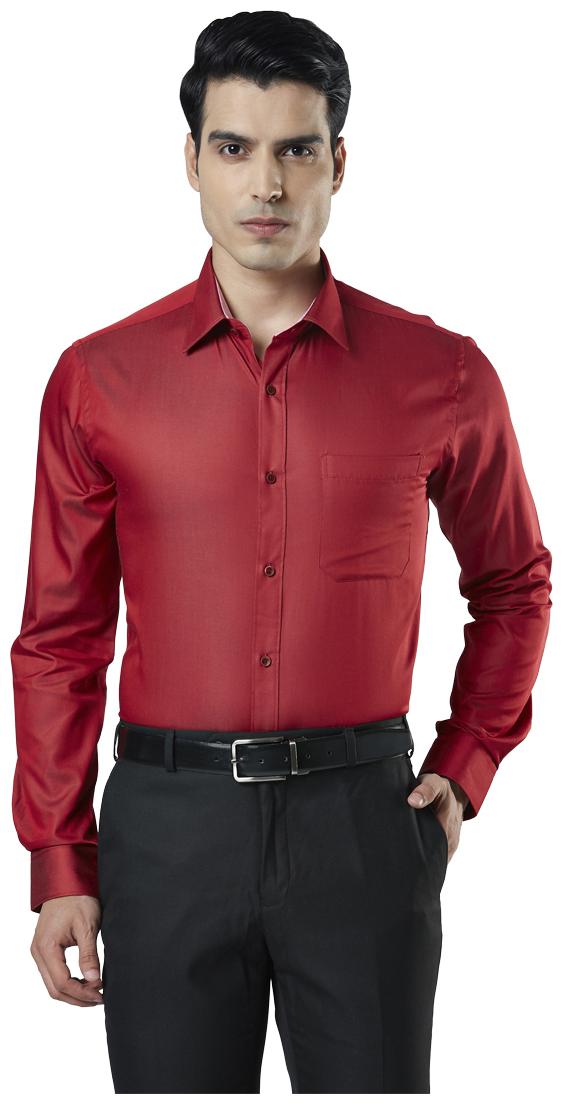 

Raymond Men Slim fit Formal Shirt - Red