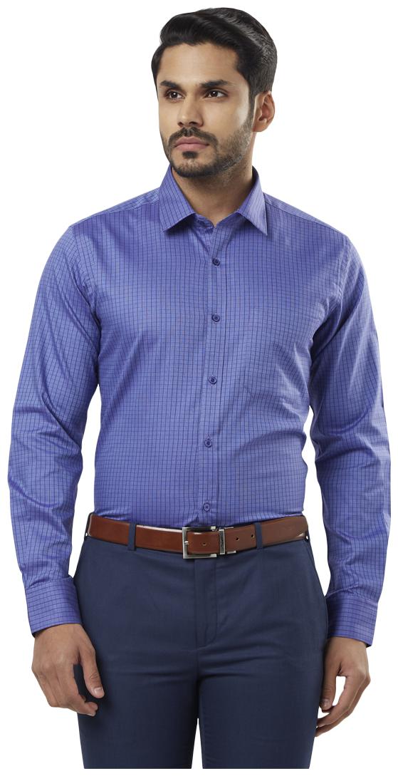 

Raymond Men Regular fit Formal Shirt - Blue