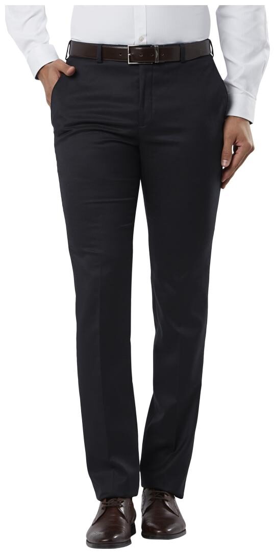 

Raymond Men Solid Slim Fit Formal Trouser - Blue
