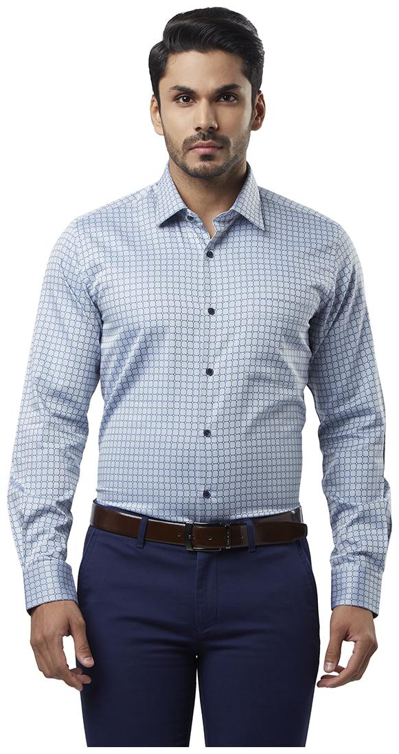 

Raymond Men Regular fit Formal Shirt - Blue