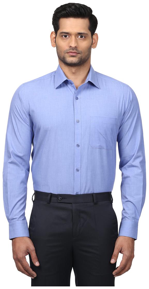 

Raymond Men Regular fit Formal Shirt - Blue