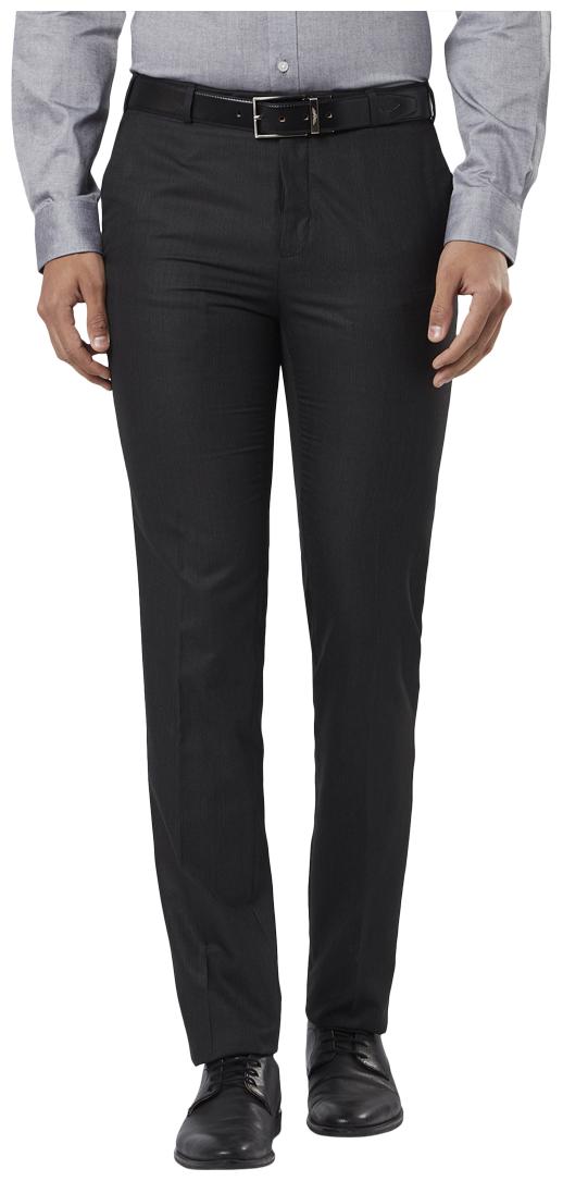 

Raymond Men Solid Slim Fit Formal Trouser - Black