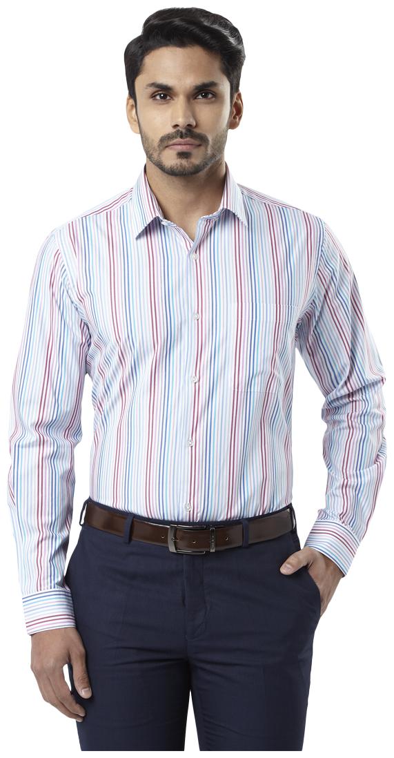 

Raymond Men Regular fit Formal Shirt - Red