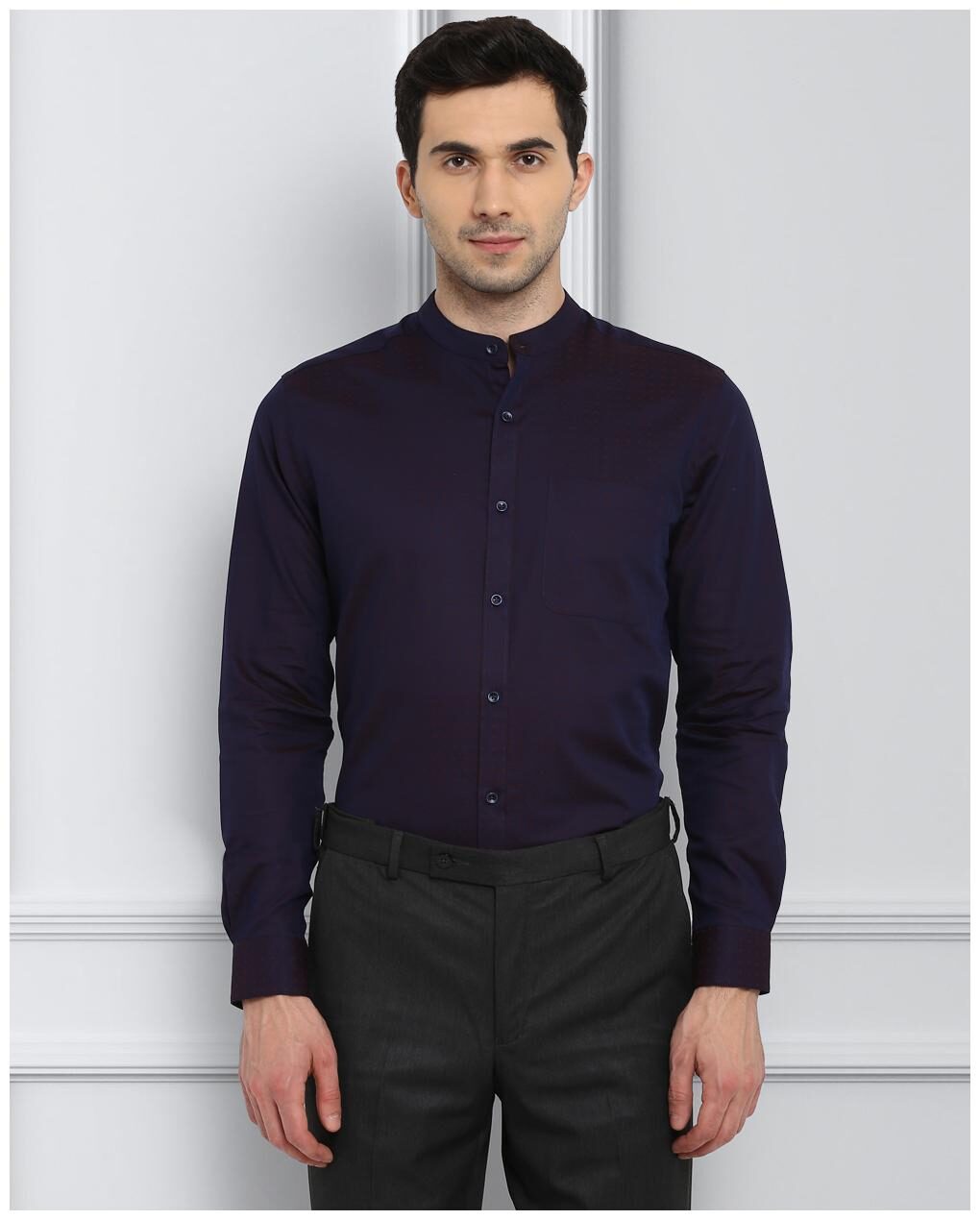 

Raymond Men Regular fit Formal Shirt - Maroon