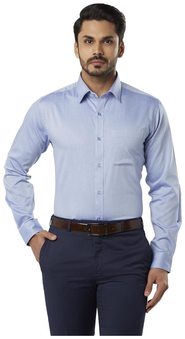 

Raymond Men Slim fit Formal Shirt - Blue
