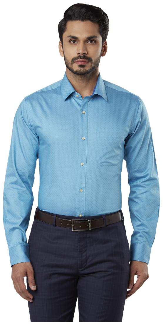 

Raymond Men Slim fit Formal Shirt - Blue