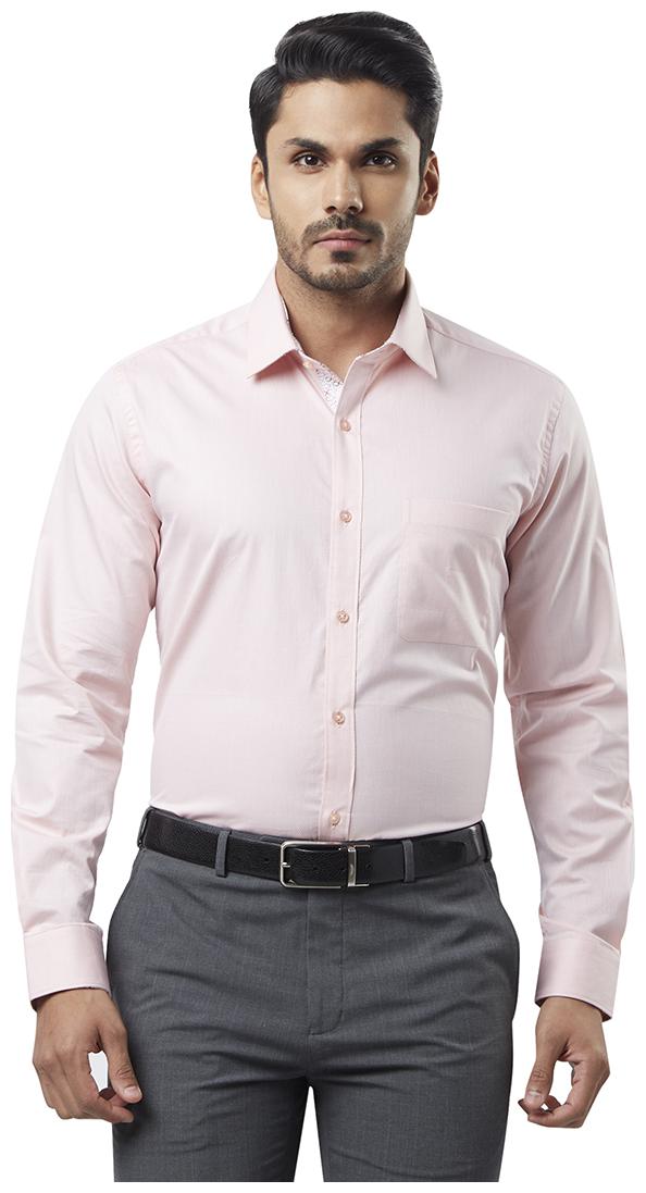 

Raymond Men Regular fit Formal Shirt - Red