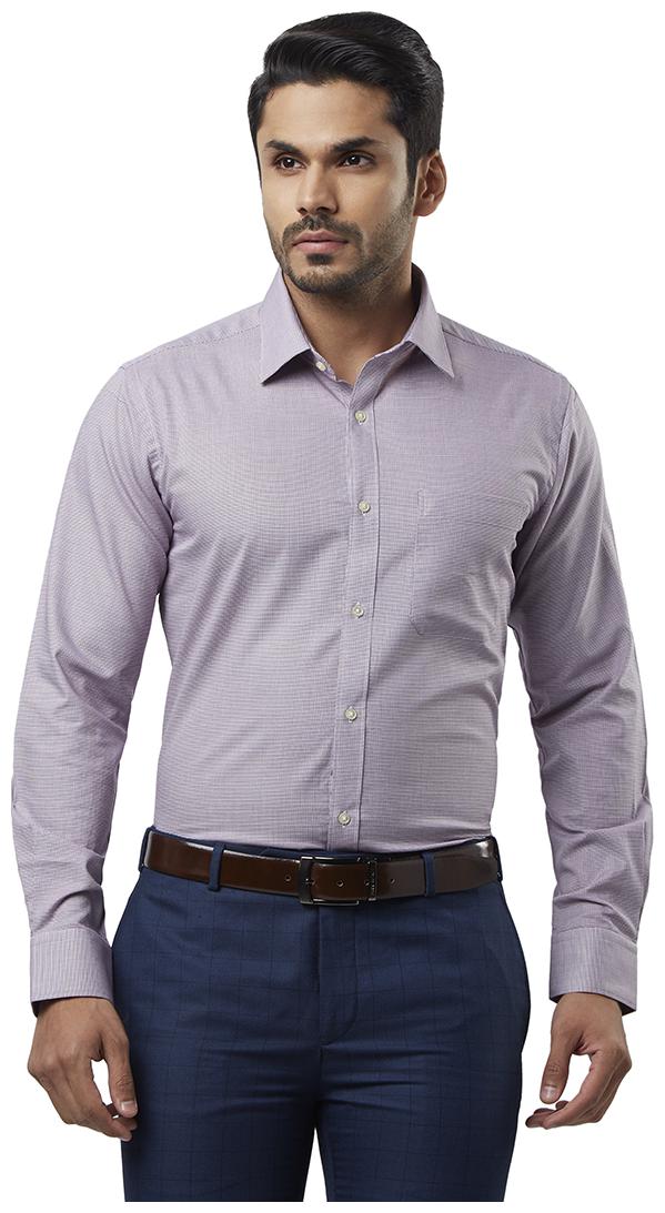 

Raymond Men Regular fit Formal Shirt - Brown