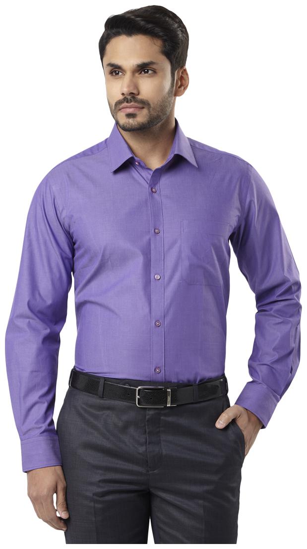 

Raymond Men Regular fit Formal Shirt - Purple