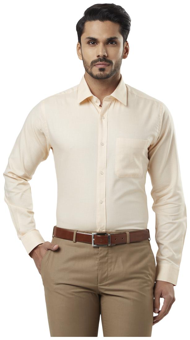 

Raymond Men Slim fit Formal Shirt - Orange