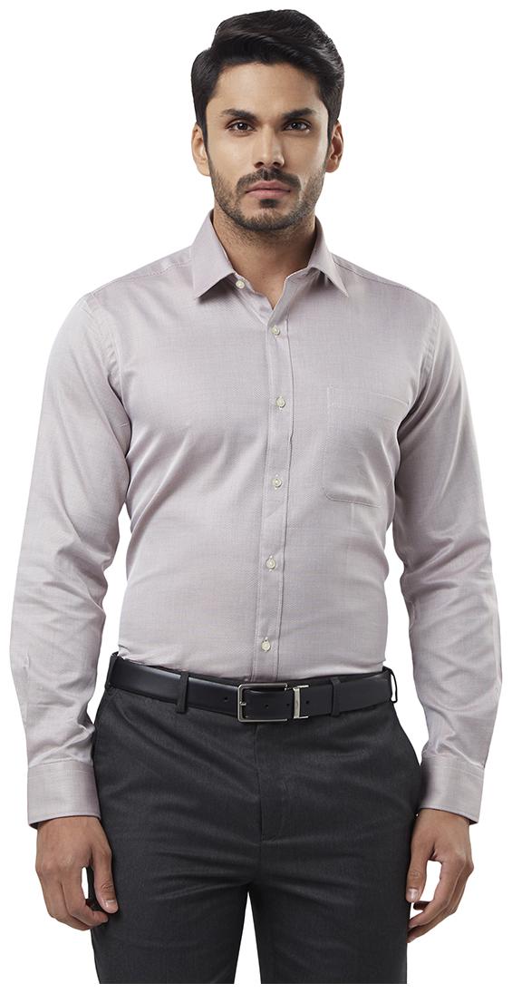 

Raymond Men Regular fit Formal Shirt - Brown
