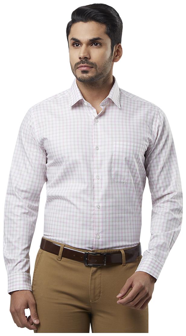 

Raymond Men Regular fit Formal Shirt - Red