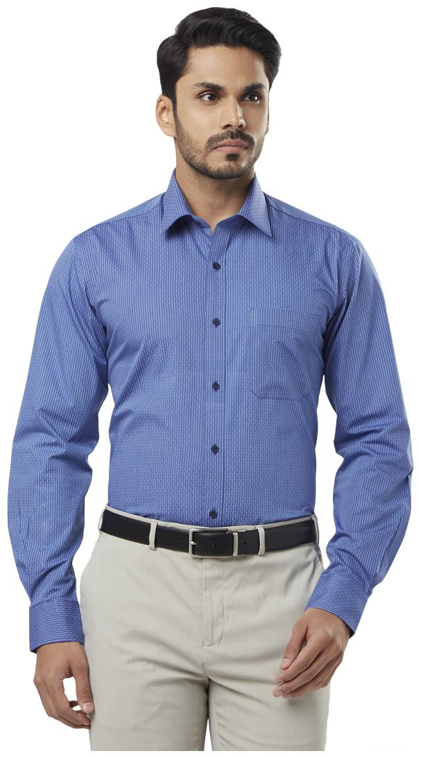 

Raymond Men Regular fit Formal Shirt - Blue