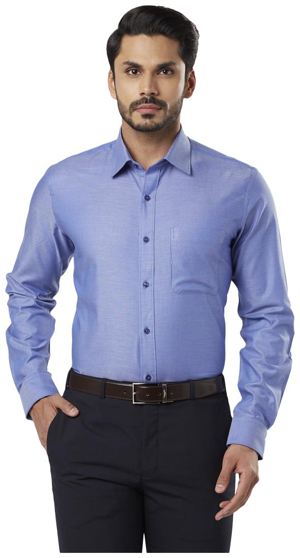 

Raymond Men Regular fit Formal Shirt - Blue