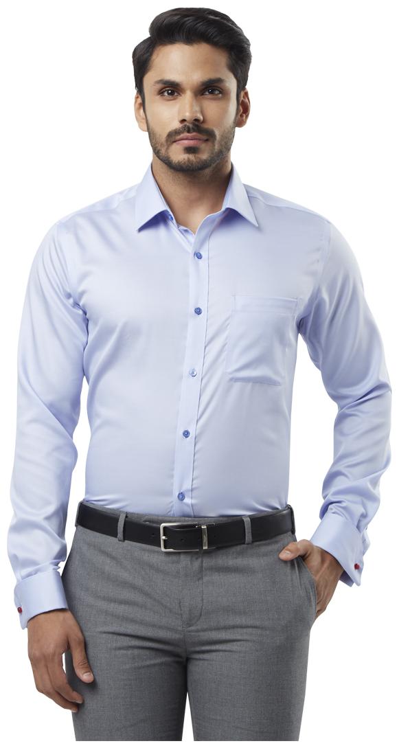 

Raymond Men Regular fit Formal Shirt - Blue