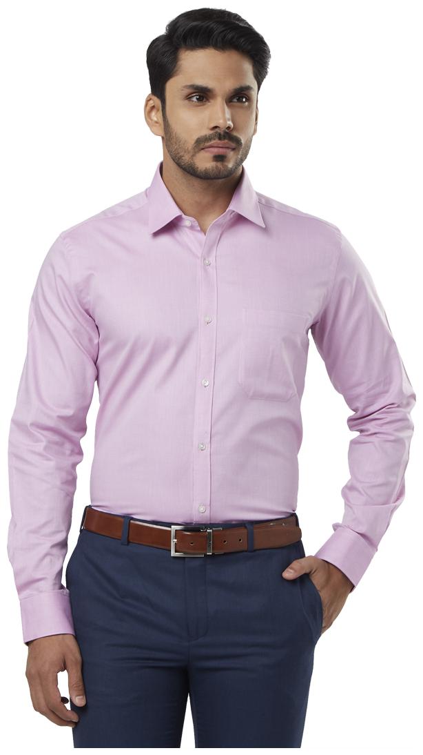 

Raymond Men Regular fit Formal Shirt - Red