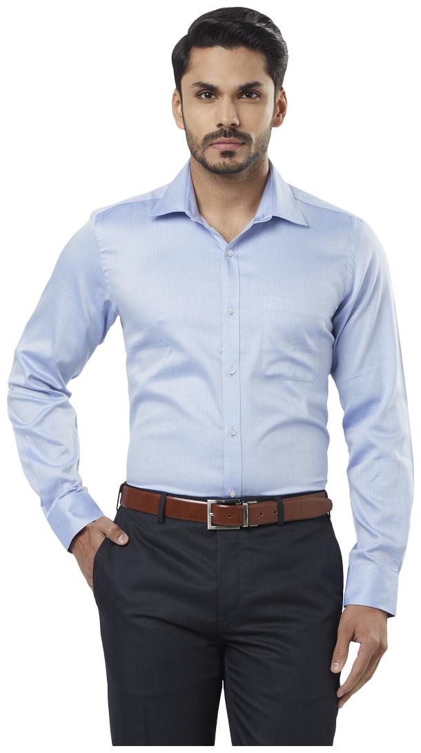 

Raymond Men Regular fit Formal Shirt - Blue