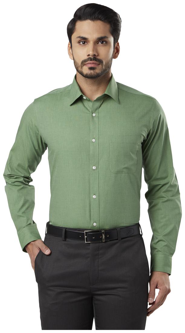 

Raymond Men Slim fit Formal Shirt - Green