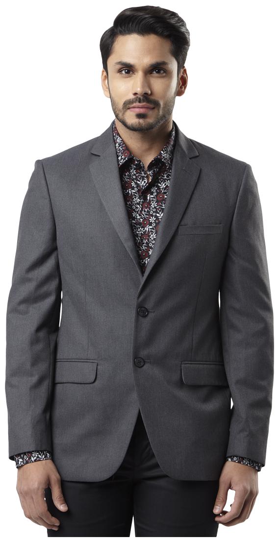 

Raymond Men Grey Solid Regular fit Single Breasted Blazer