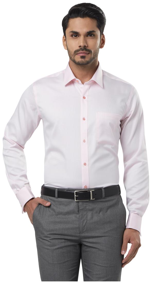 

Raymond Men Regular fit Formal Shirt - Red