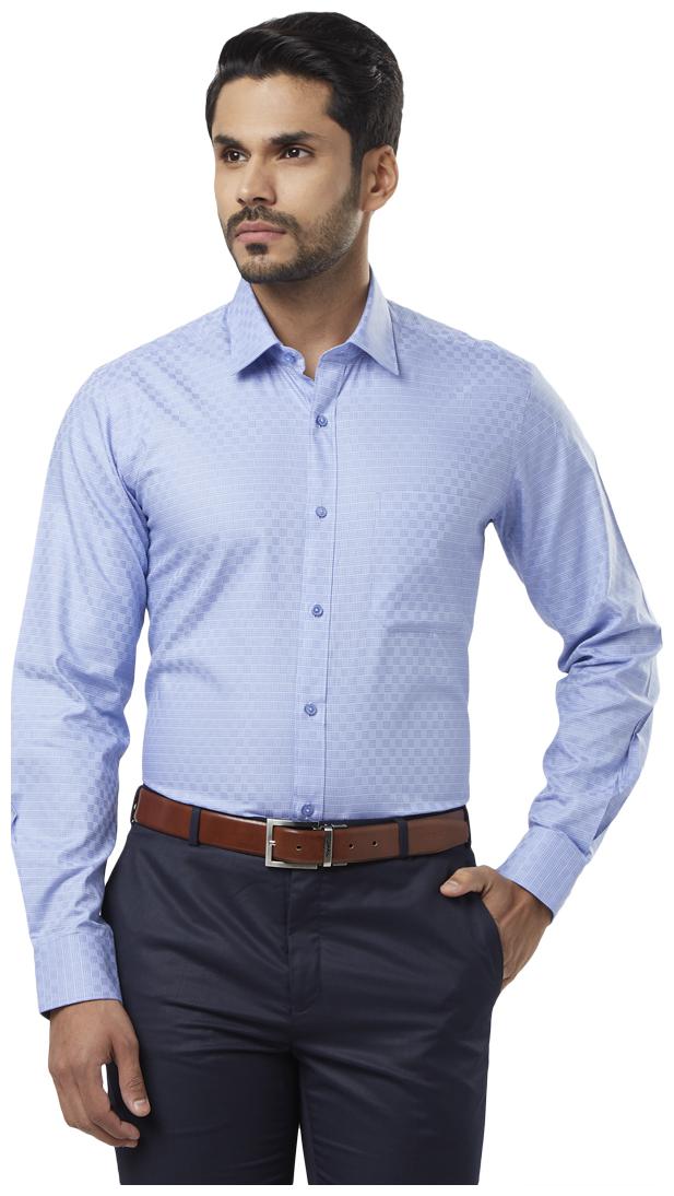 

Raymond Men Regular fit Formal Shirt - Blue