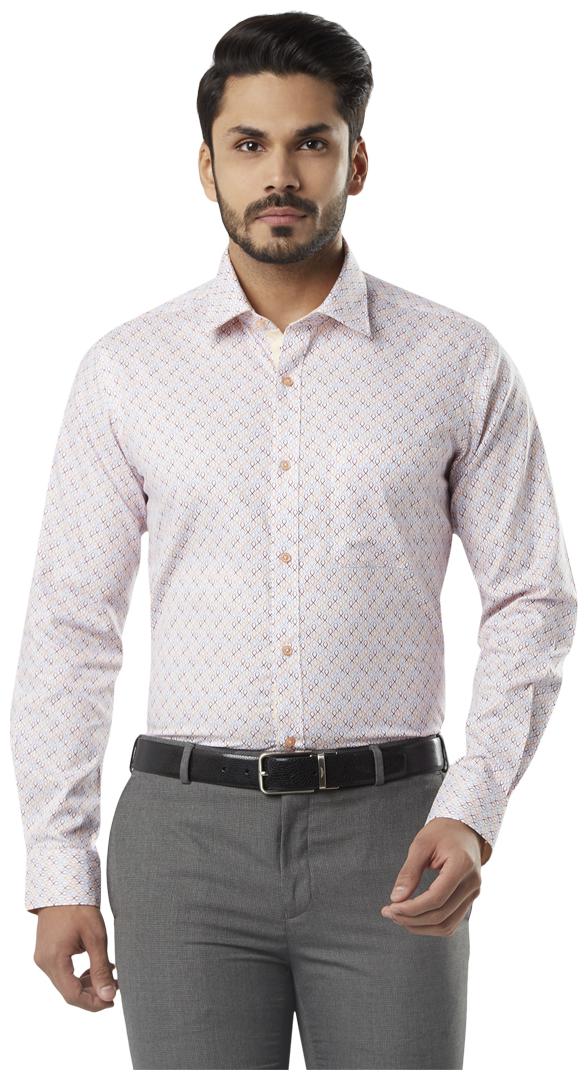 

Raymond Men Regular fit Formal Shirt - Orange