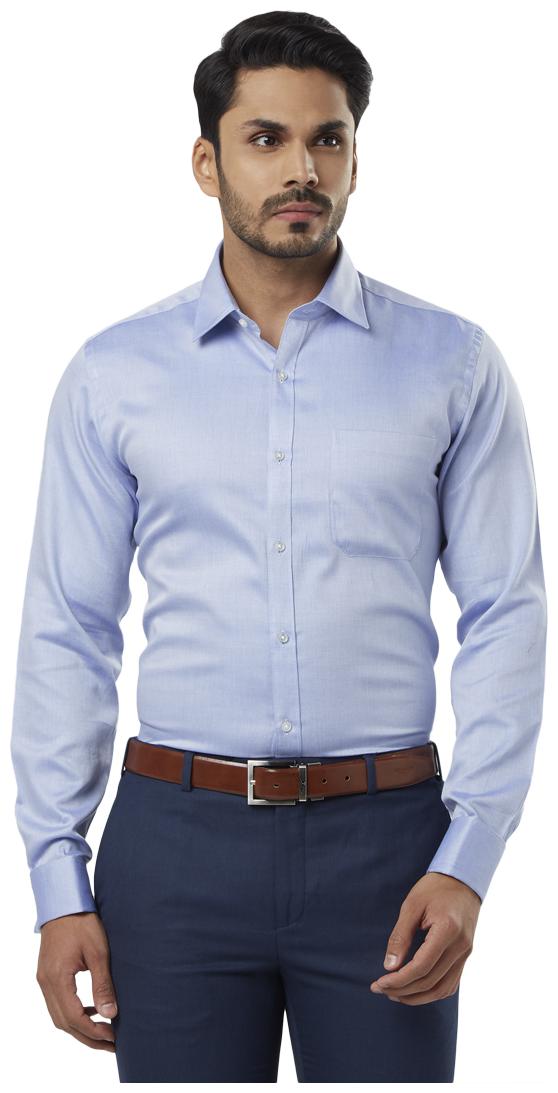 

Raymond Men Regular fit Formal Shirt - Blue