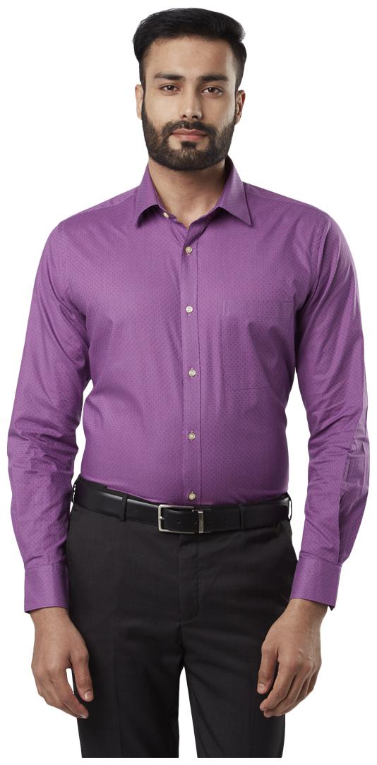 

Raymond Men Regular fit Formal Shirt - Purple