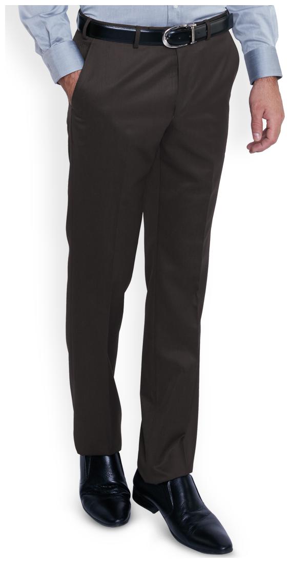 

Raymond Men Solid Regular Fit Formal Trouser - Brown