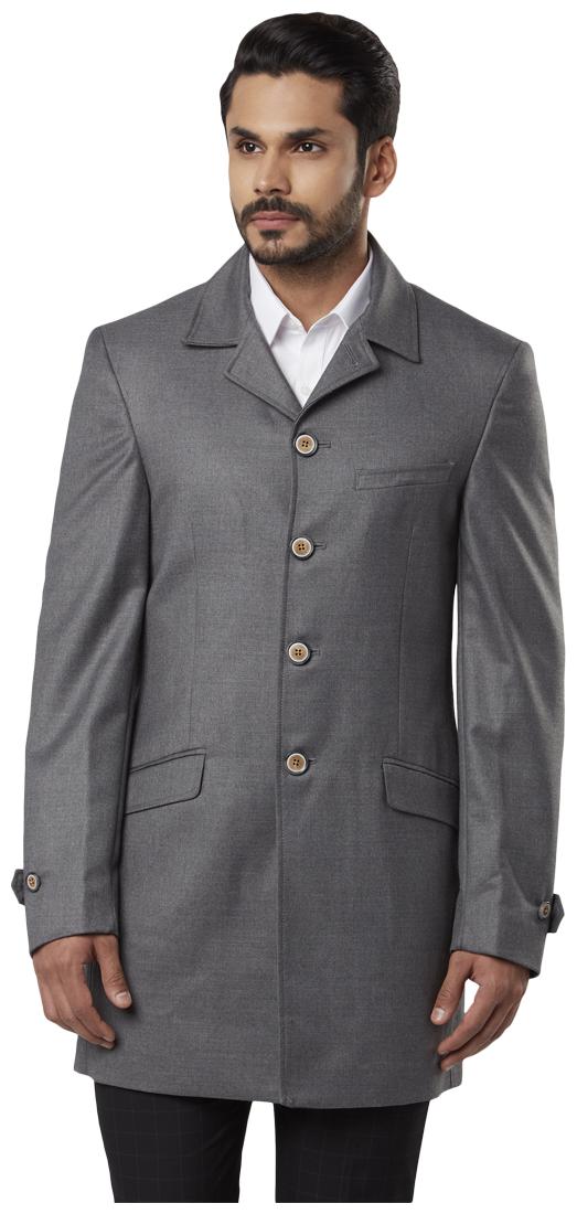 

Raymond Men Grey Solid Regular fit Single Breasted Blazer