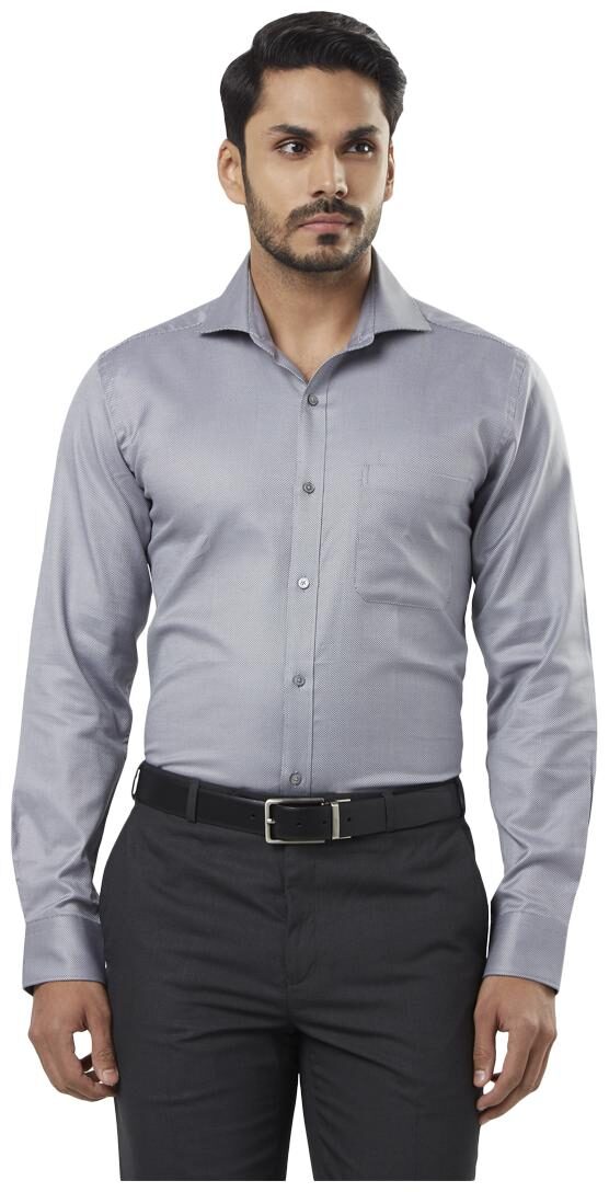 

Raymond Men Regular fit Formal Shirt - Grey