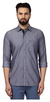 

Raymond Men Regular fit Formal Shirt - Grey