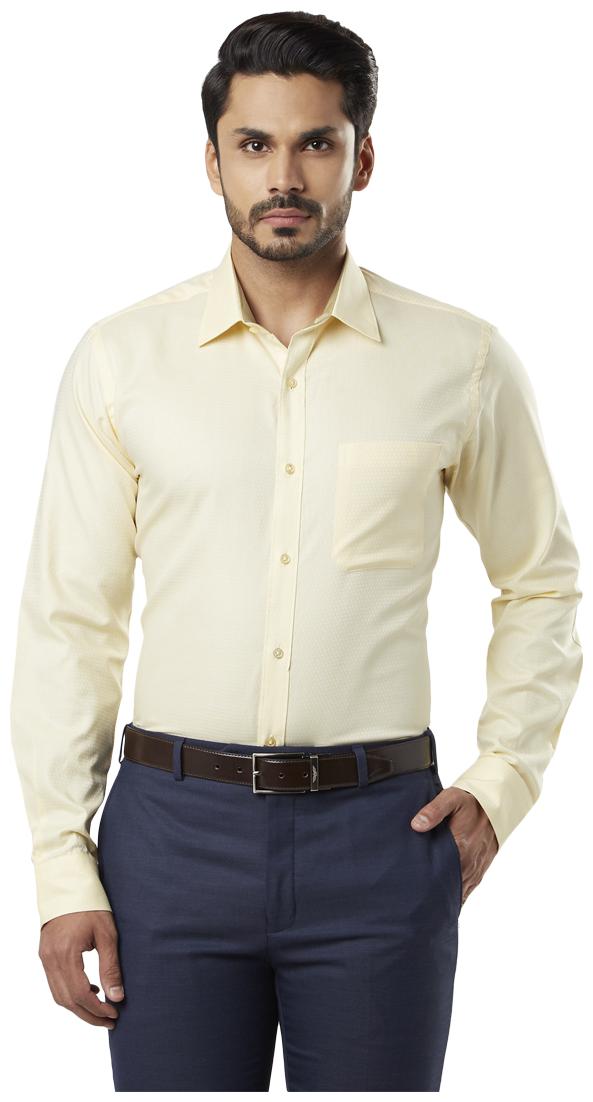 

Raymond Men Slim fit Formal Shirt - Yellow