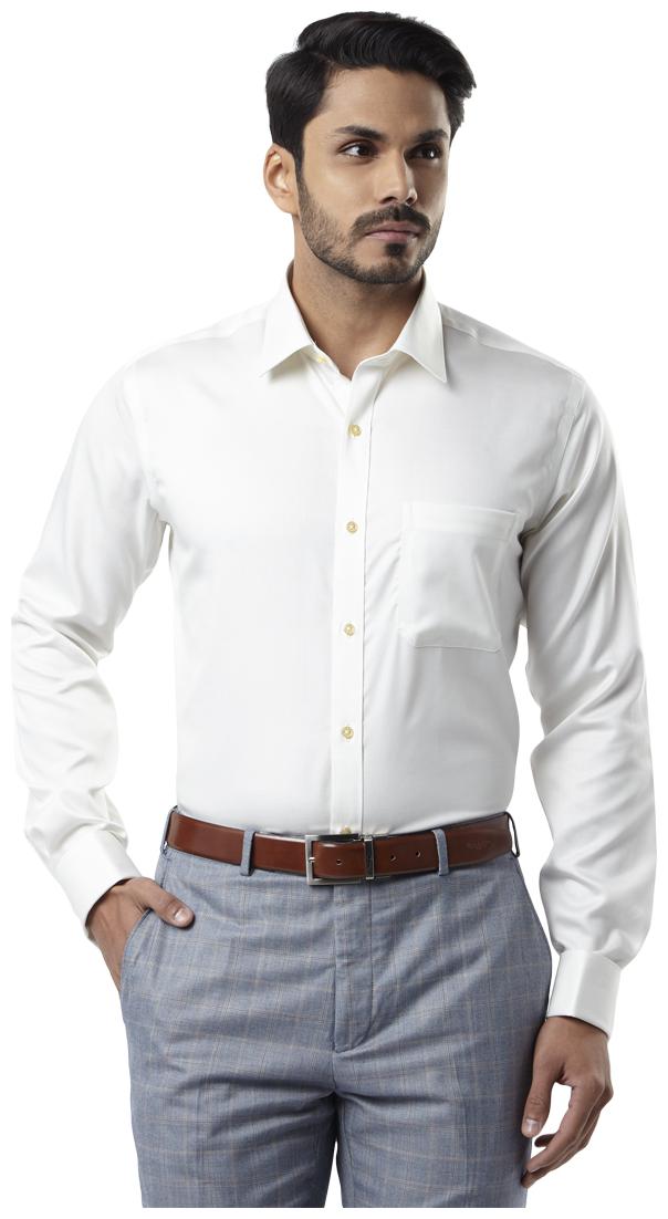 

Raymond Men Regular fit Formal Shirt - Yellow