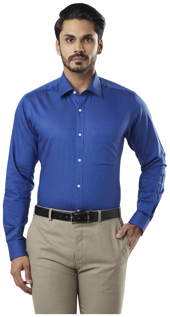 

Raymond Men Slim fit Formal Shirt - Blue