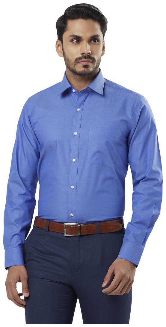 

Raymond Men Regular fit Formal Shirt - Blue