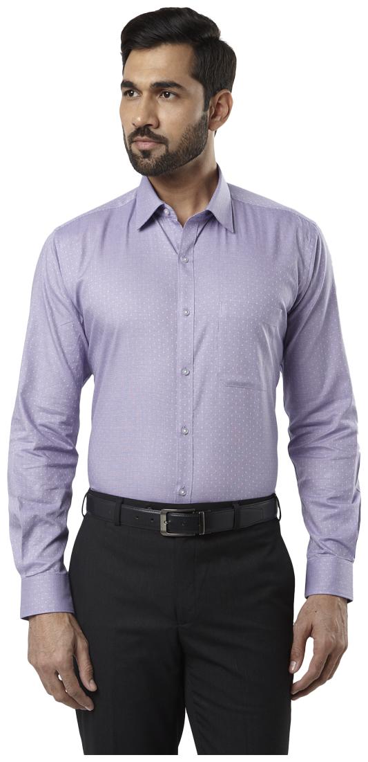 

Raymond Men Regular fit Formal Shirt - Purple