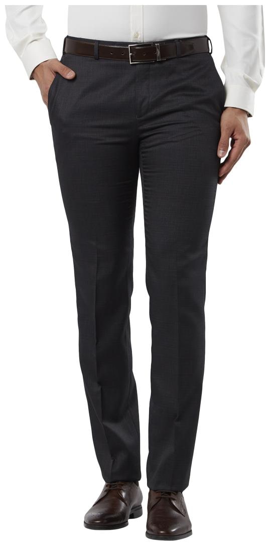 

Raymond Men Solid Slim Fit Formal Trouser - Blue