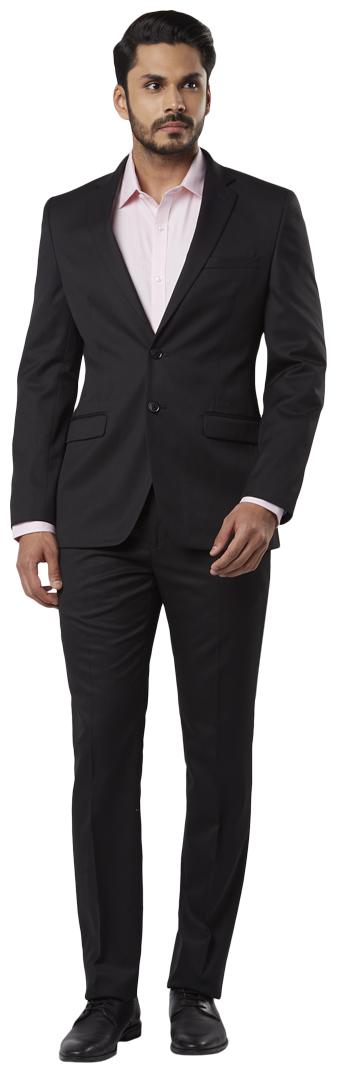 

Raymond Solid Regular Fit Black Full Sleeve Suits
