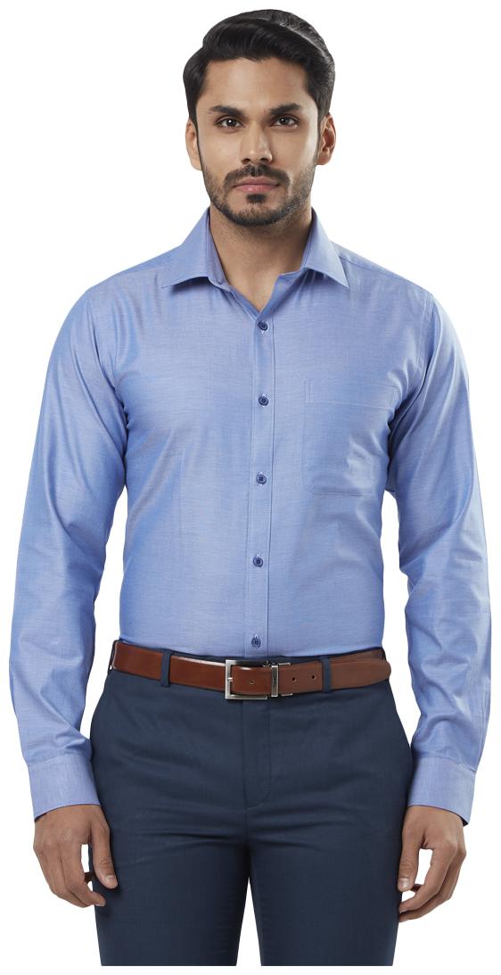 

Raymond Men Slim fit Formal Shirt - Blue